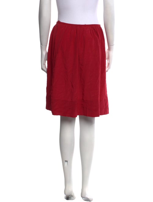 Akris Punto Silk Knee-Length Skirt