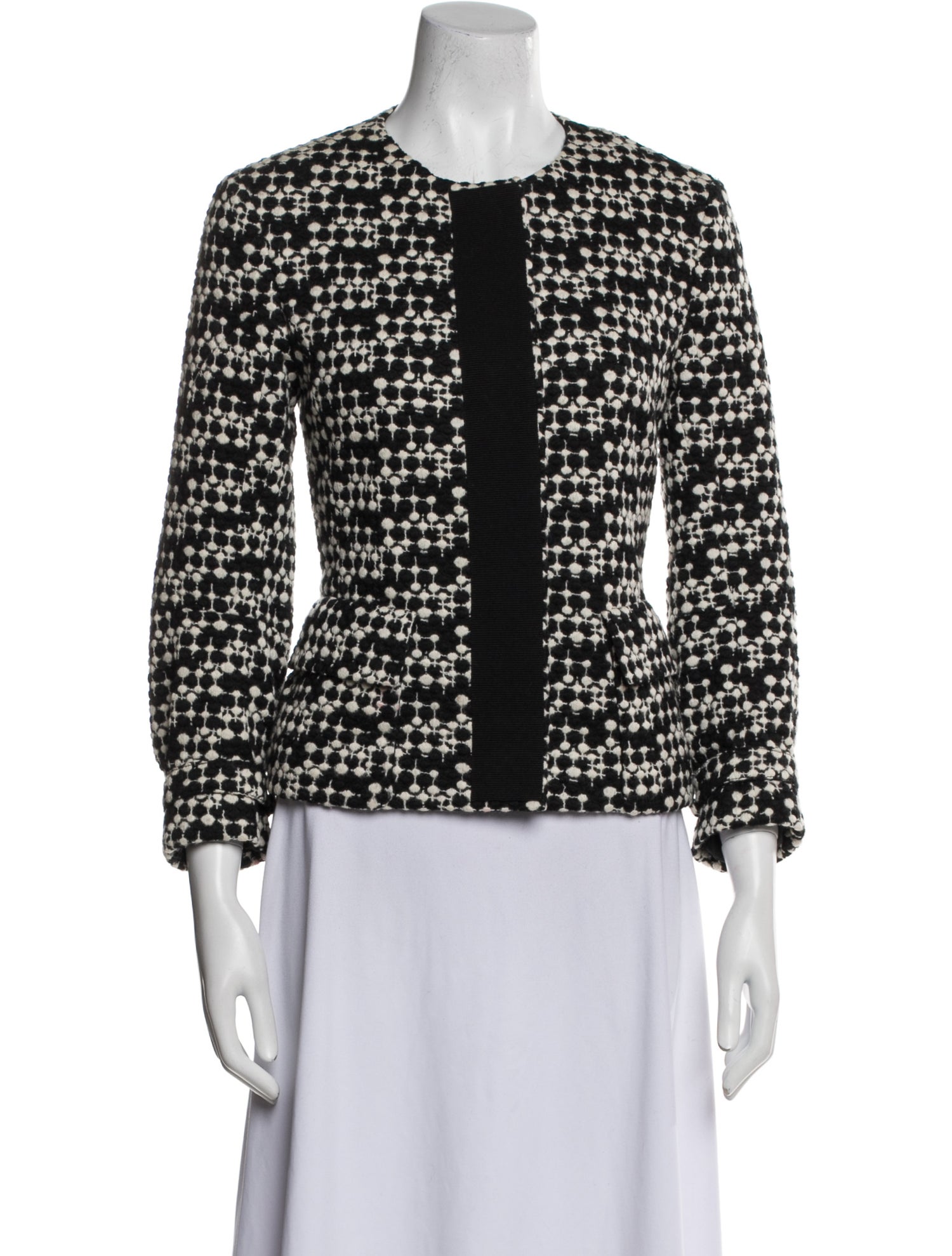 Akris Punto Wool Tweed Pattern Jacket