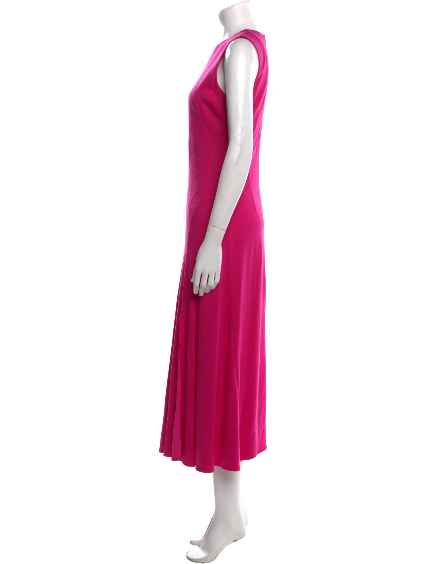 Akris Punto Crew Neck Long Dress