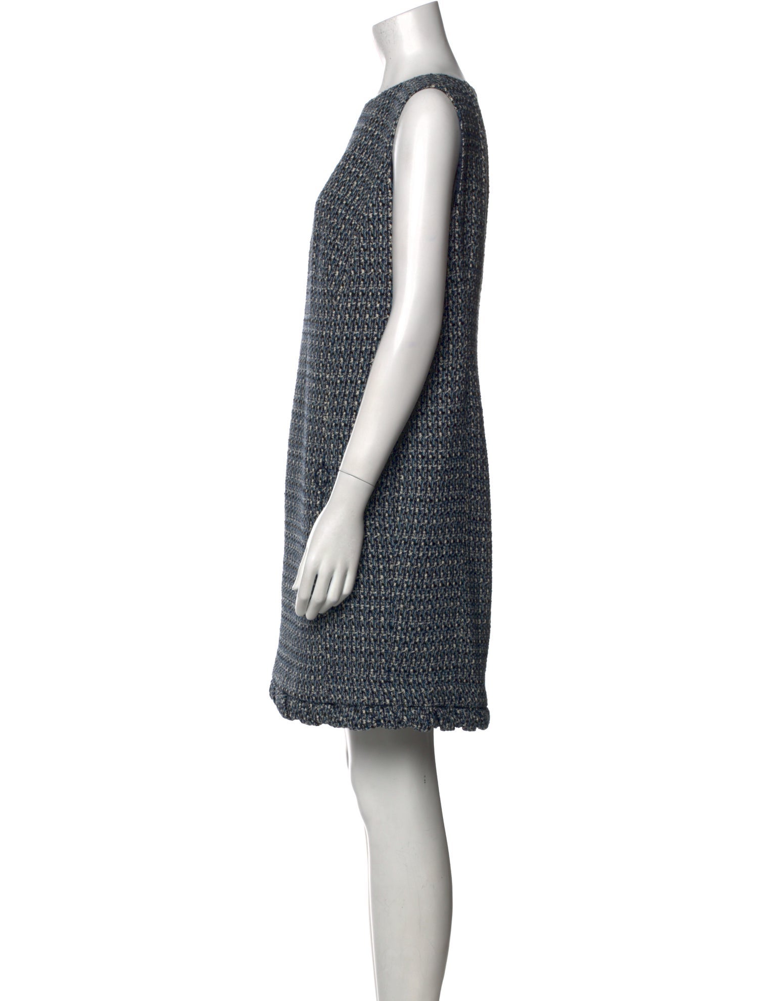 Akris Punto Bateau Neckline Mini Dress