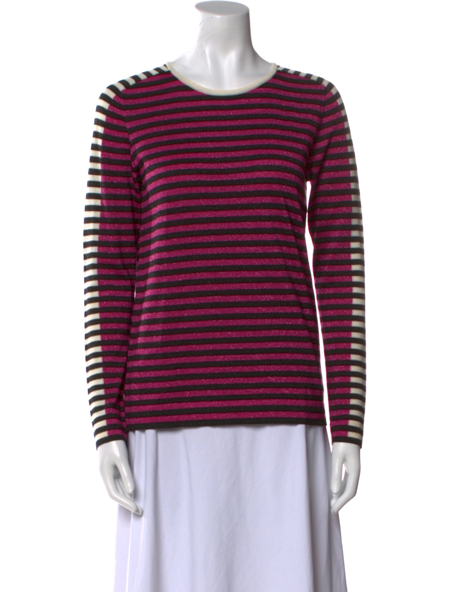 Akris Punto Wool Striped T-Shirt