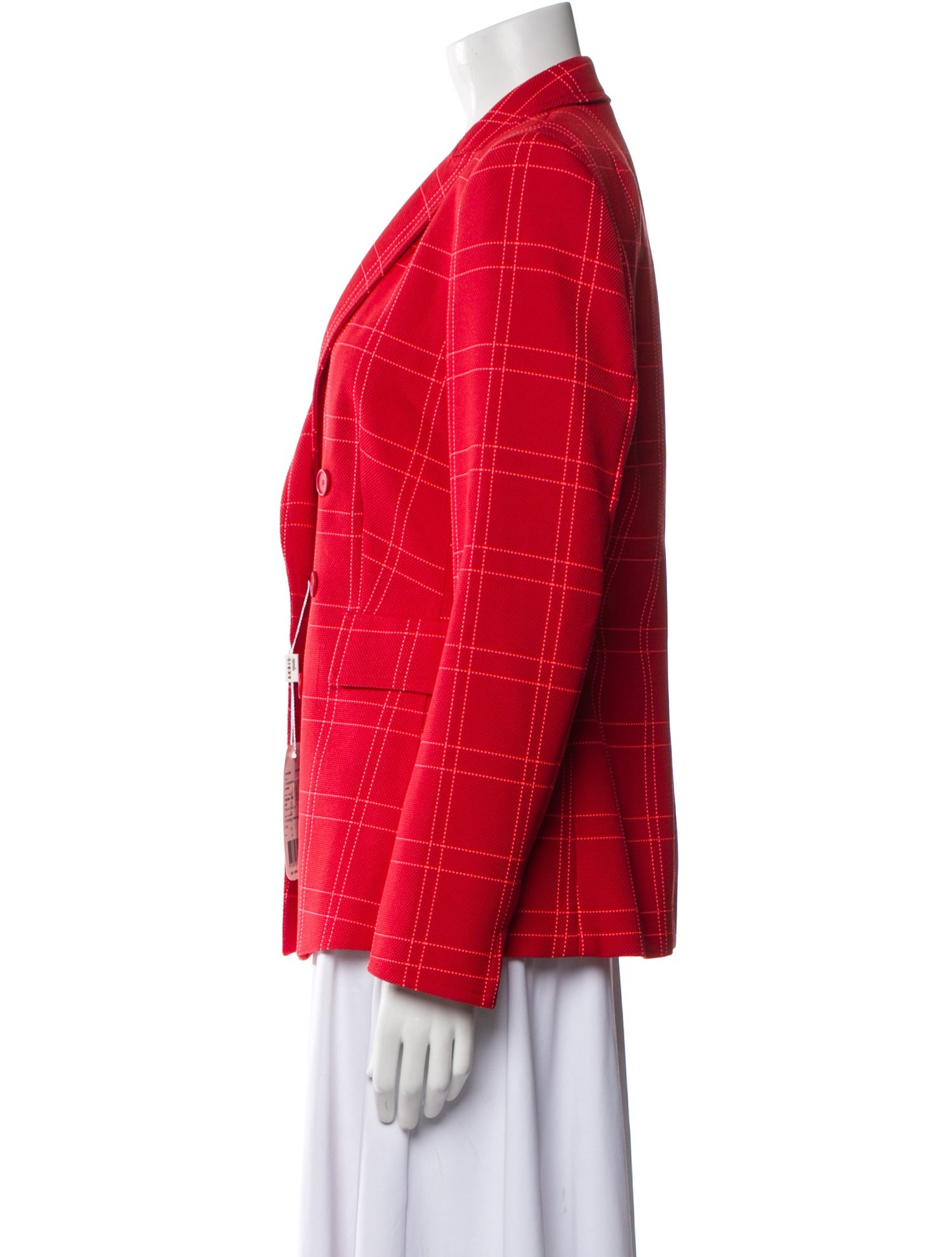 Akris Punto Plaid Print Blazer w/ Tags