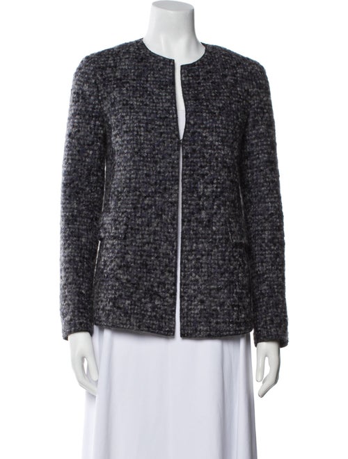 Akris Punto Alpaca Printed Evening Jacket