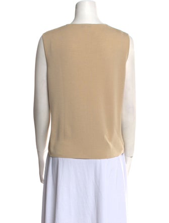 Akris Punto Wool V-Neck Top
