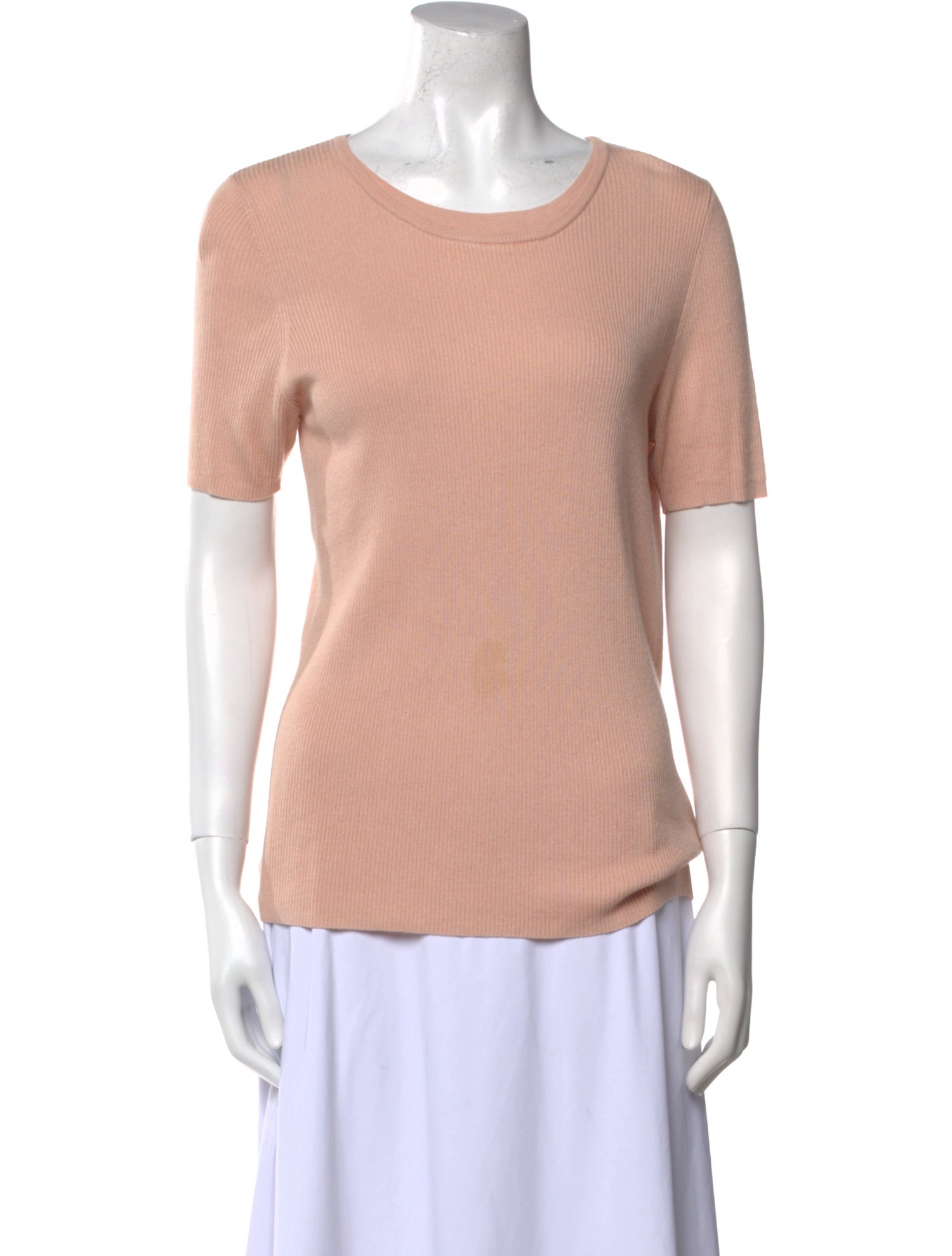 Akris Punto Silk Scoop Neck T-Shirt