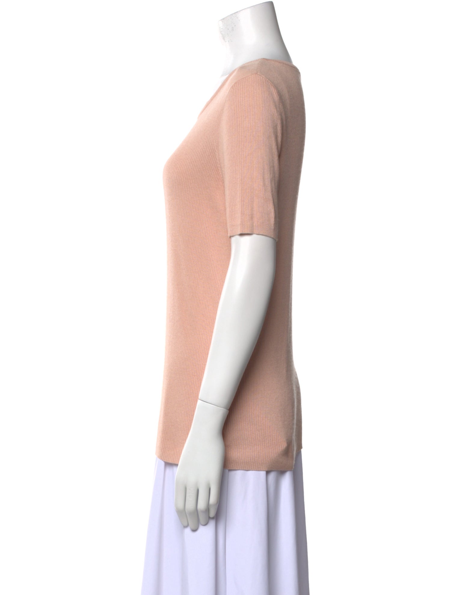 Akris Punto Silk Scoop Neck T-Shirt