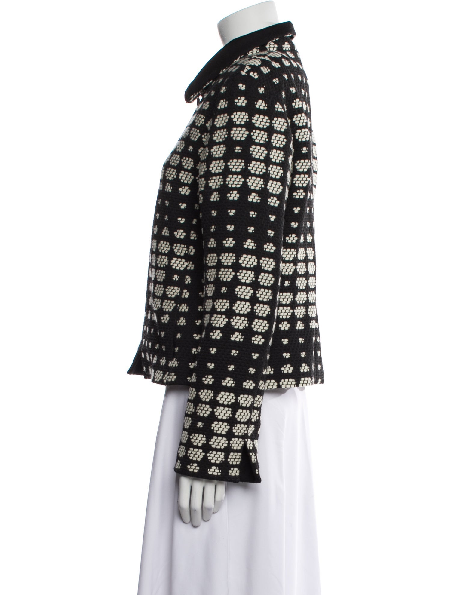 Akris Punto Wool Printed Evening Jacket