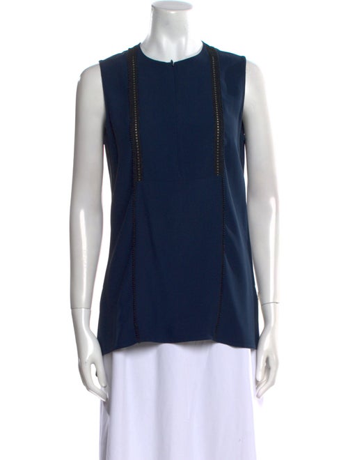 Akris Punto Crew Neck Sleeveless Top