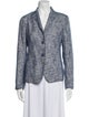 Akris Punto Wool Tweed Pattern Blazer