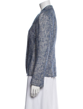 Akris Punto Wool Tweed Pattern Blazer