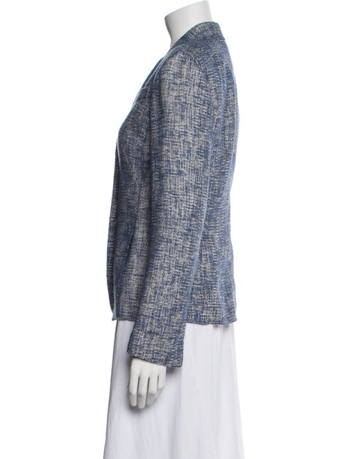 Akris Punto Wool Tweed Pattern Blazer
