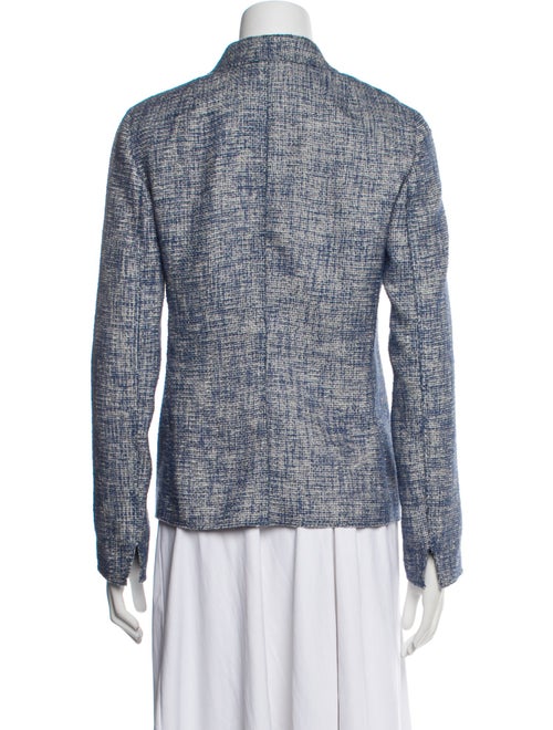 Akris Punto Wool Tweed Pattern Blazer