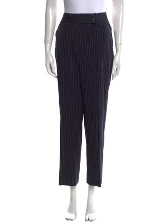Akris Punto Striped Wide Leg Pants
