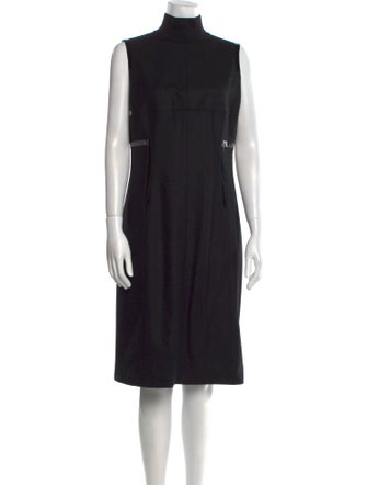 Akris Punto Wool Knee-Length Dress