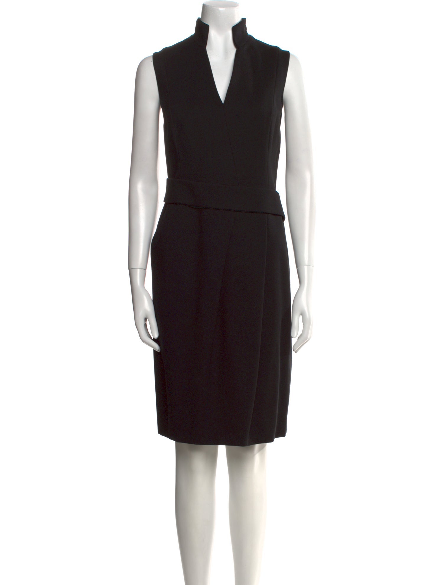 Akris Punto Mock Neck Knee-Length Dress