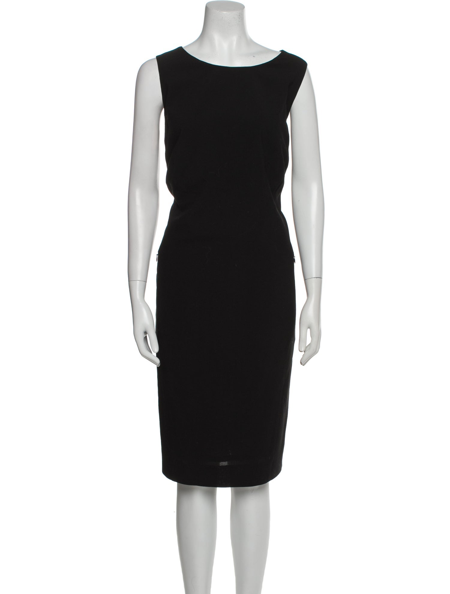 Akris Punto Wool Midi Length Dress
