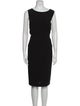Akris Punto Wool Midi Length Dress