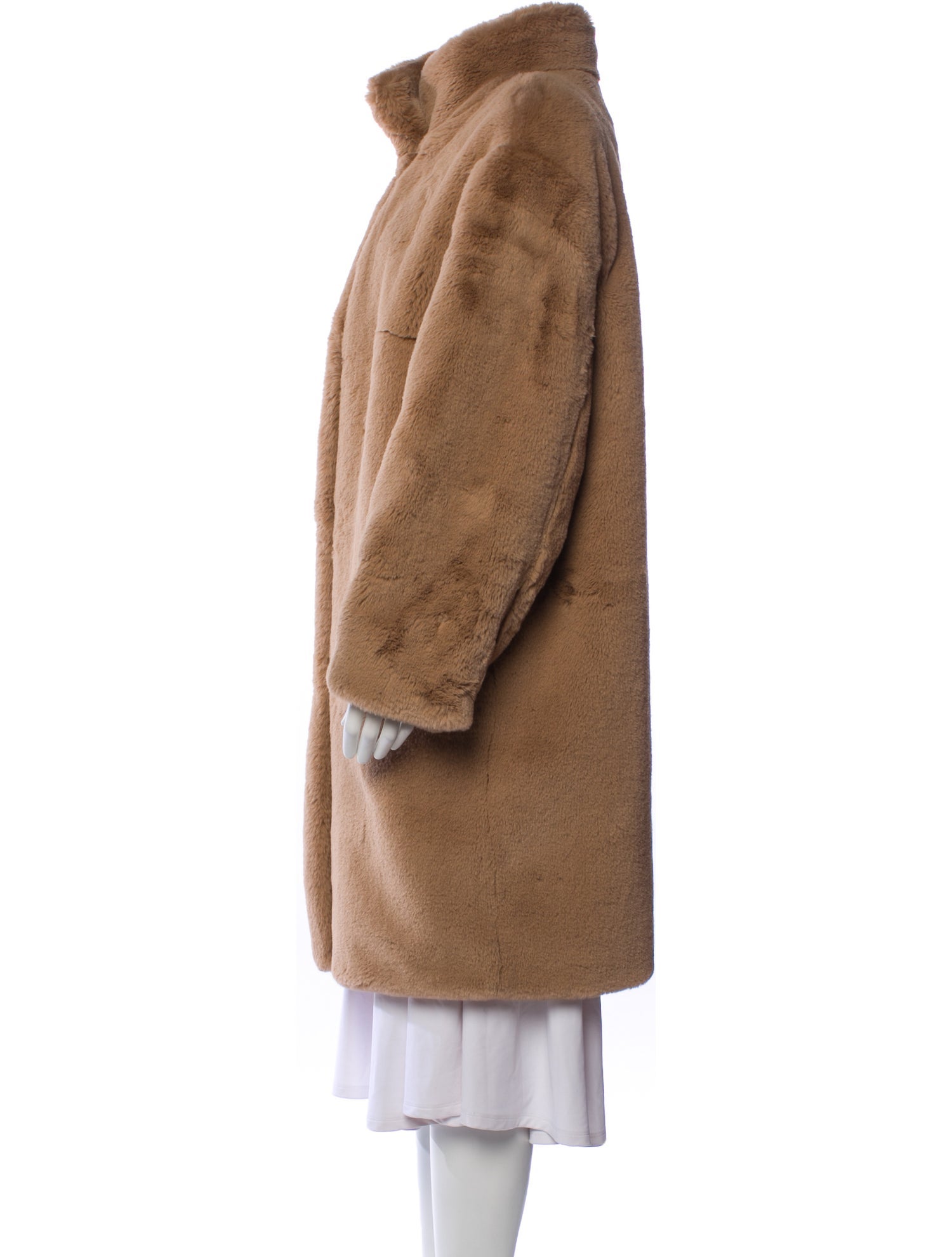 Akris Punto Faux Fur Coat