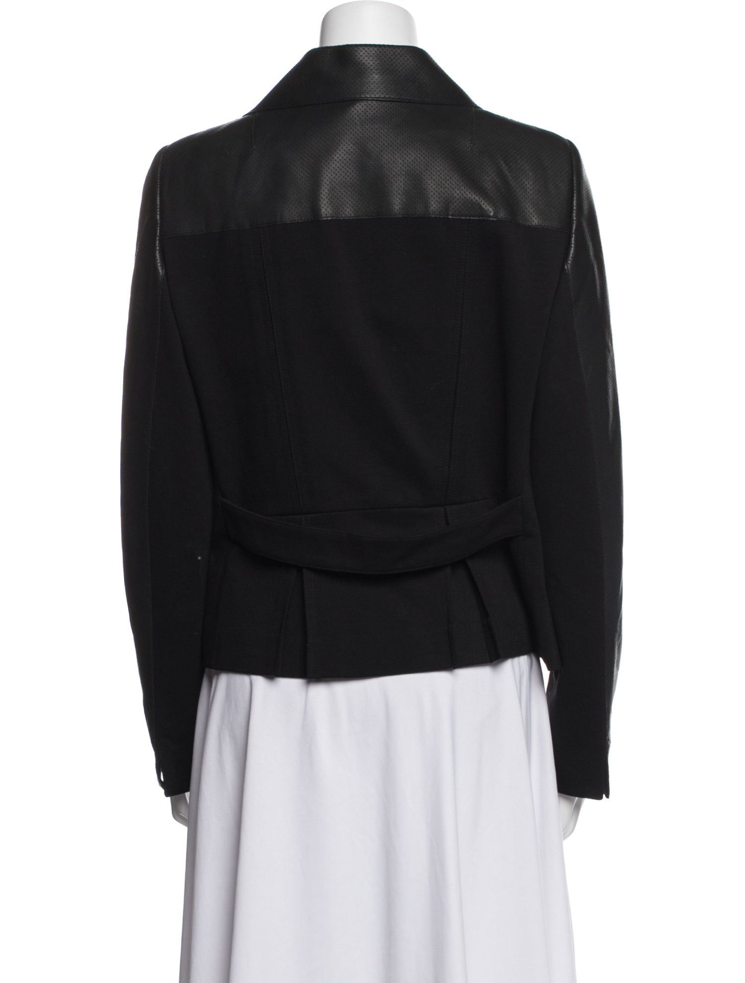 Akris Punto Lamb Leather Biker Jacket