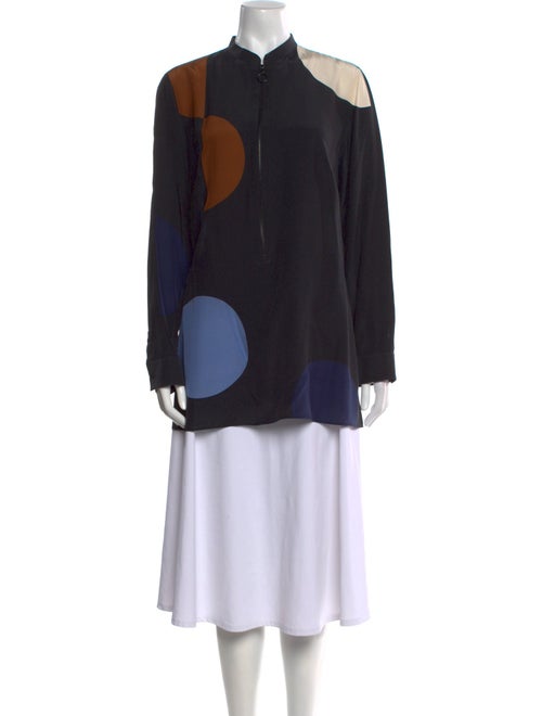 Akris Punto Silk Printed Tunic