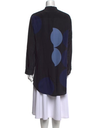 Akris Punto Silk Printed Tunic