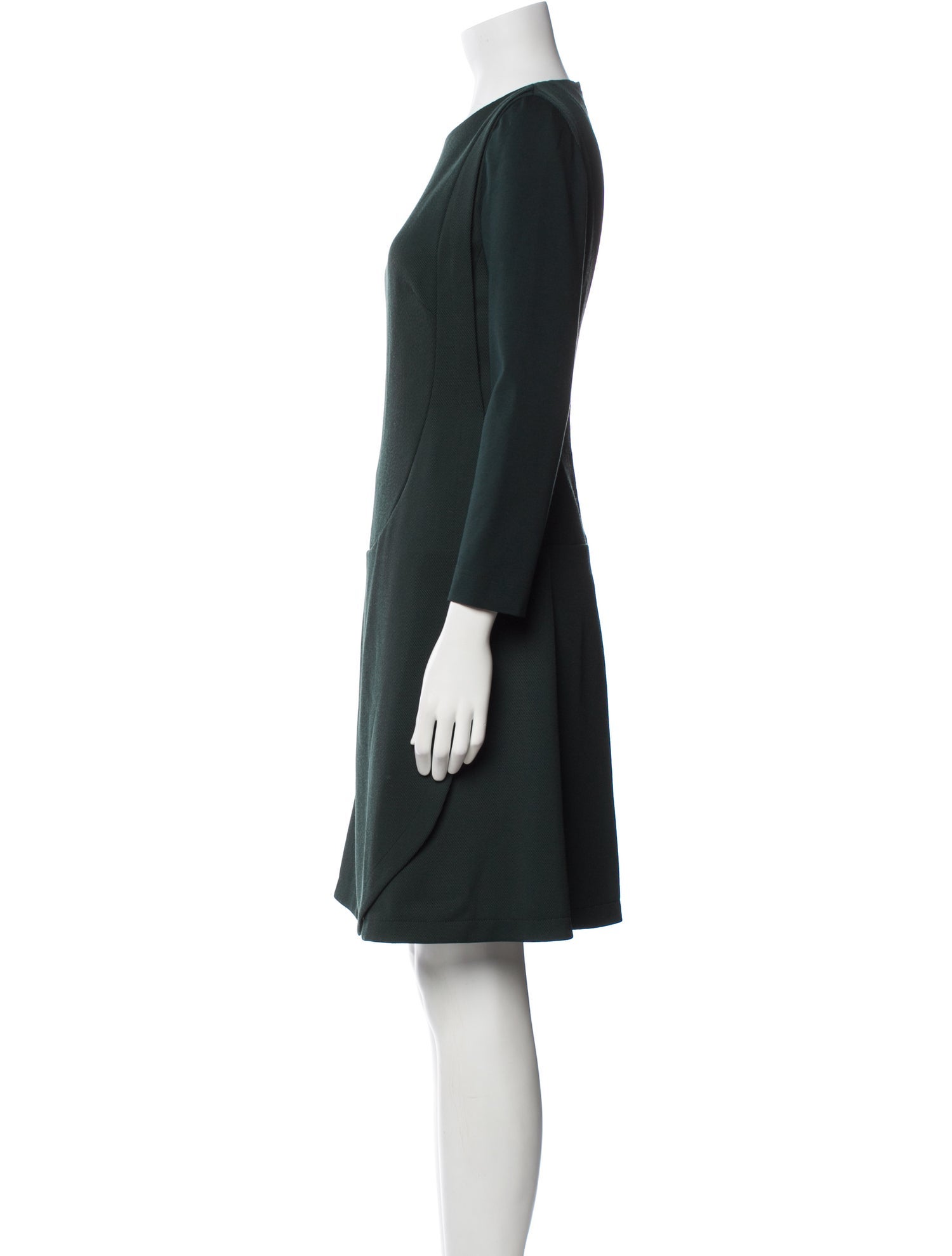 Akris Punto Wool Knee-Length Dress