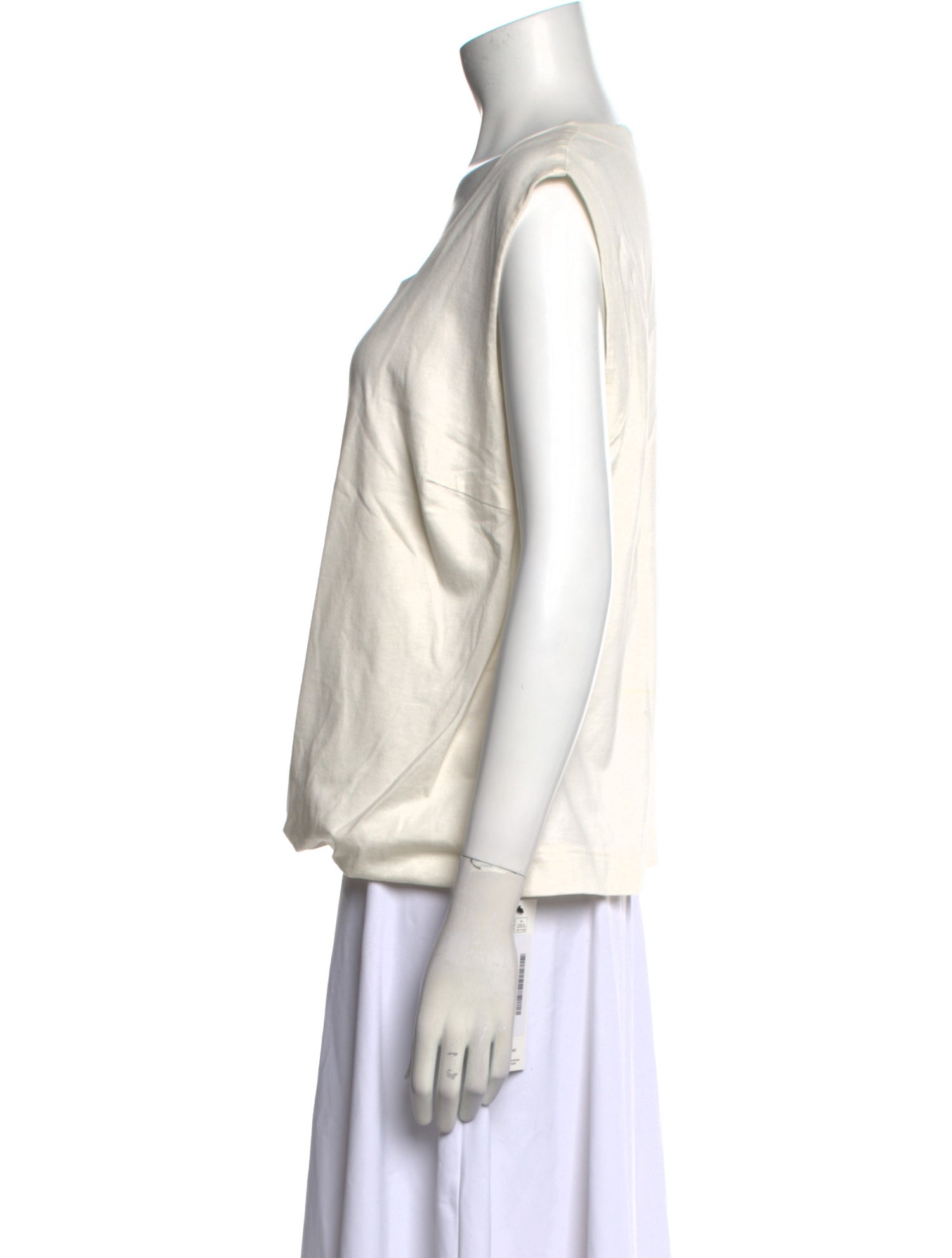 Akris Punto Square Neckline Sleeveless Top