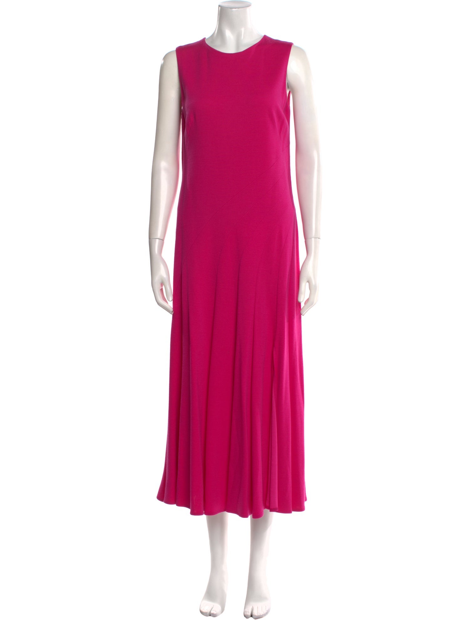Akris Punto Crew Neck Long Dress
