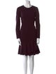 Akris Punto Crew Neck Knee-Length Dress