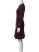 Akris Punto Crew Neck Knee-Length Dress