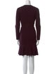 Akris Punto Crew Neck Knee-Length Dress