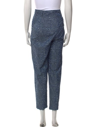 Akris Punto Printed Straight Leg Pants