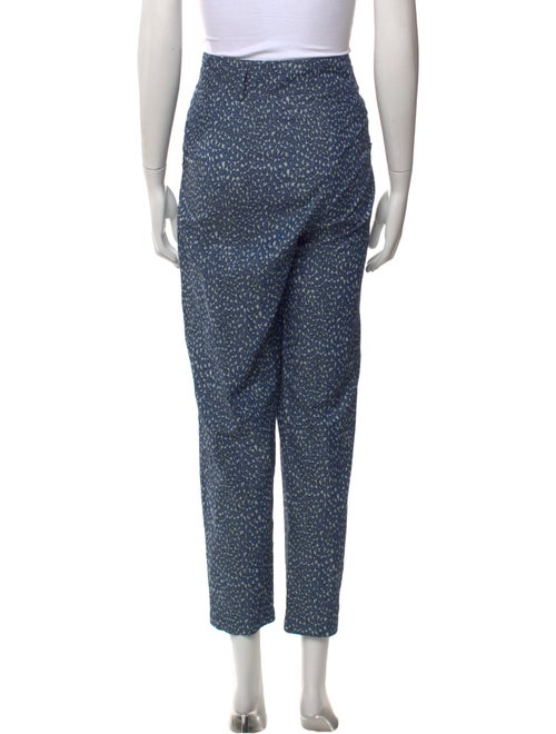 Akris Punto Printed Straight Leg Pants