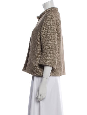 Akris Punto Tweed Pattern Evening Jacket