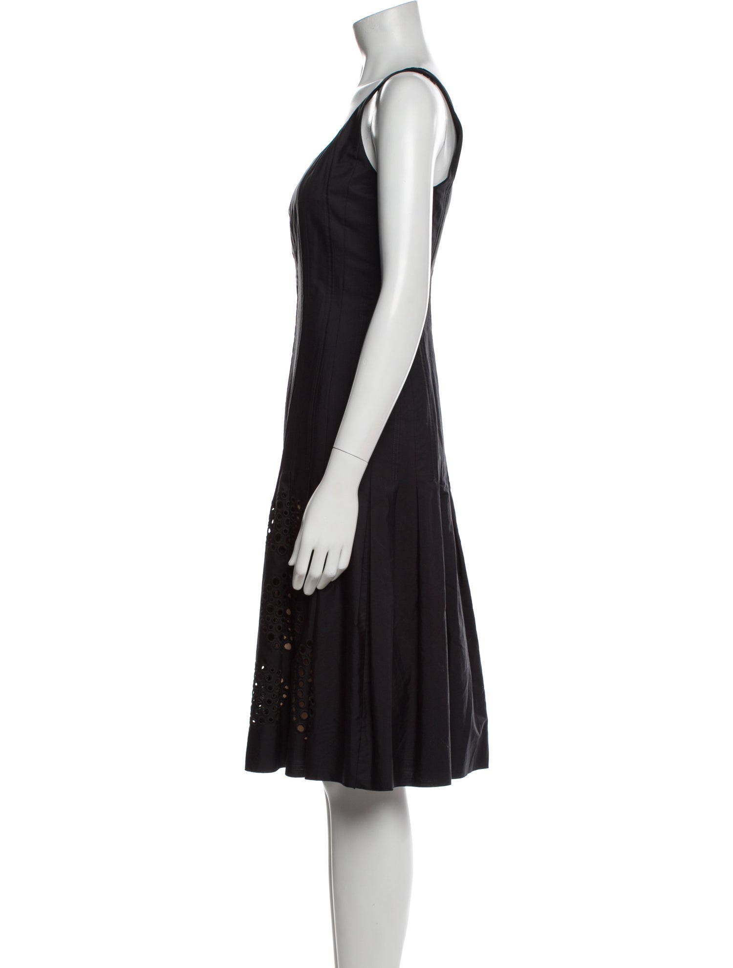 Akris Punto Square Neckline Knee-Length Dress
