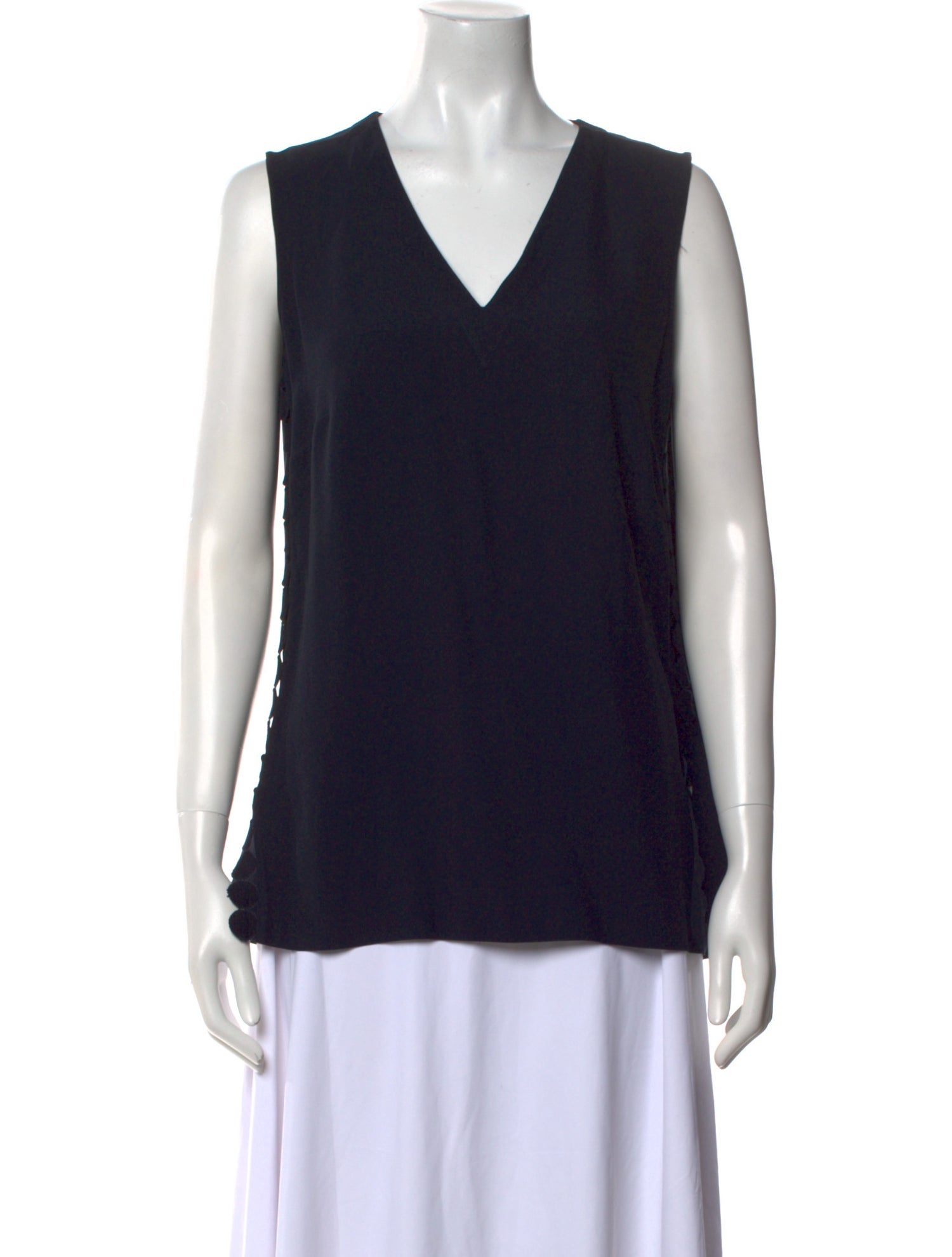 Akris Punto V-Neck Sleeveless Top