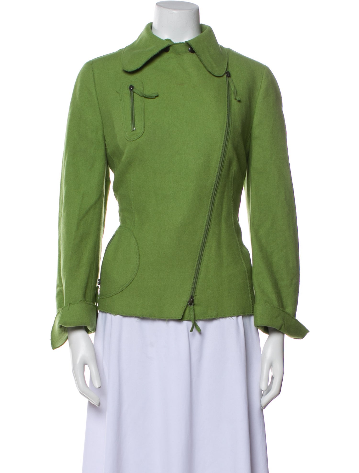 Akris Punto Wool Biker Jacket