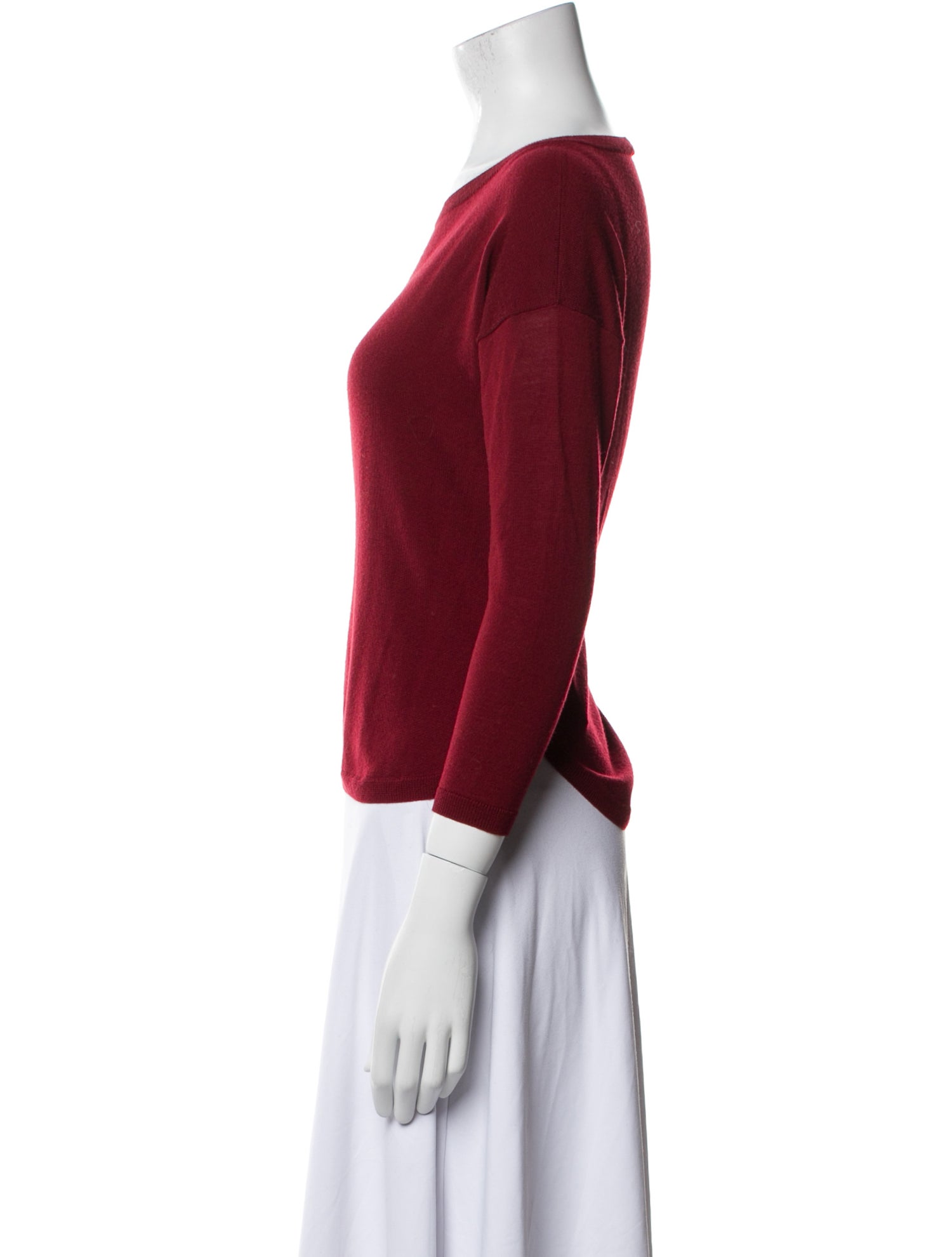 Akris Punto Virgin Wool Bateau Neckline Sweater