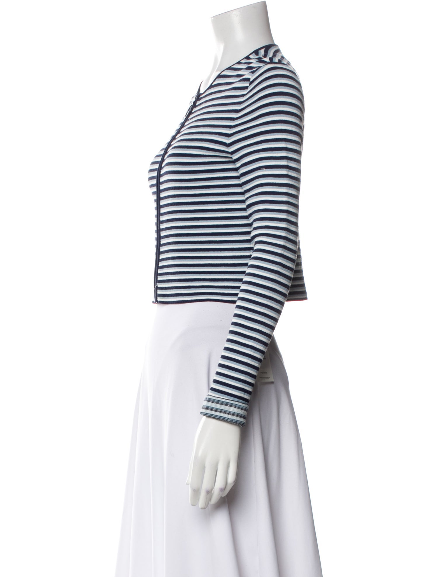 Akris Punto Wool Striped Evening Jacket