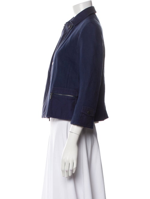 Akris Punto Striped Denim Jacket