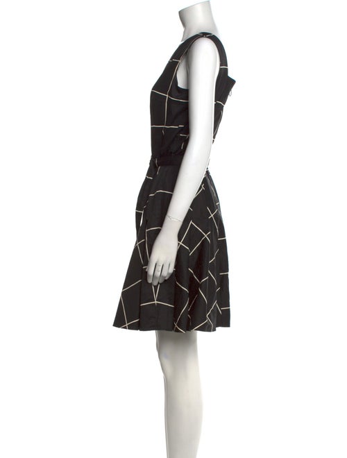 Akris Punto Plaid Print Mini Dress