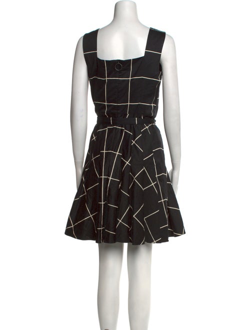 Akris Punto Plaid Print Mini Dress
