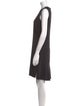 Akris Punto V-Neck Mini Dress