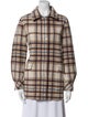 Akris Punto Wool Plaid Print Jacket