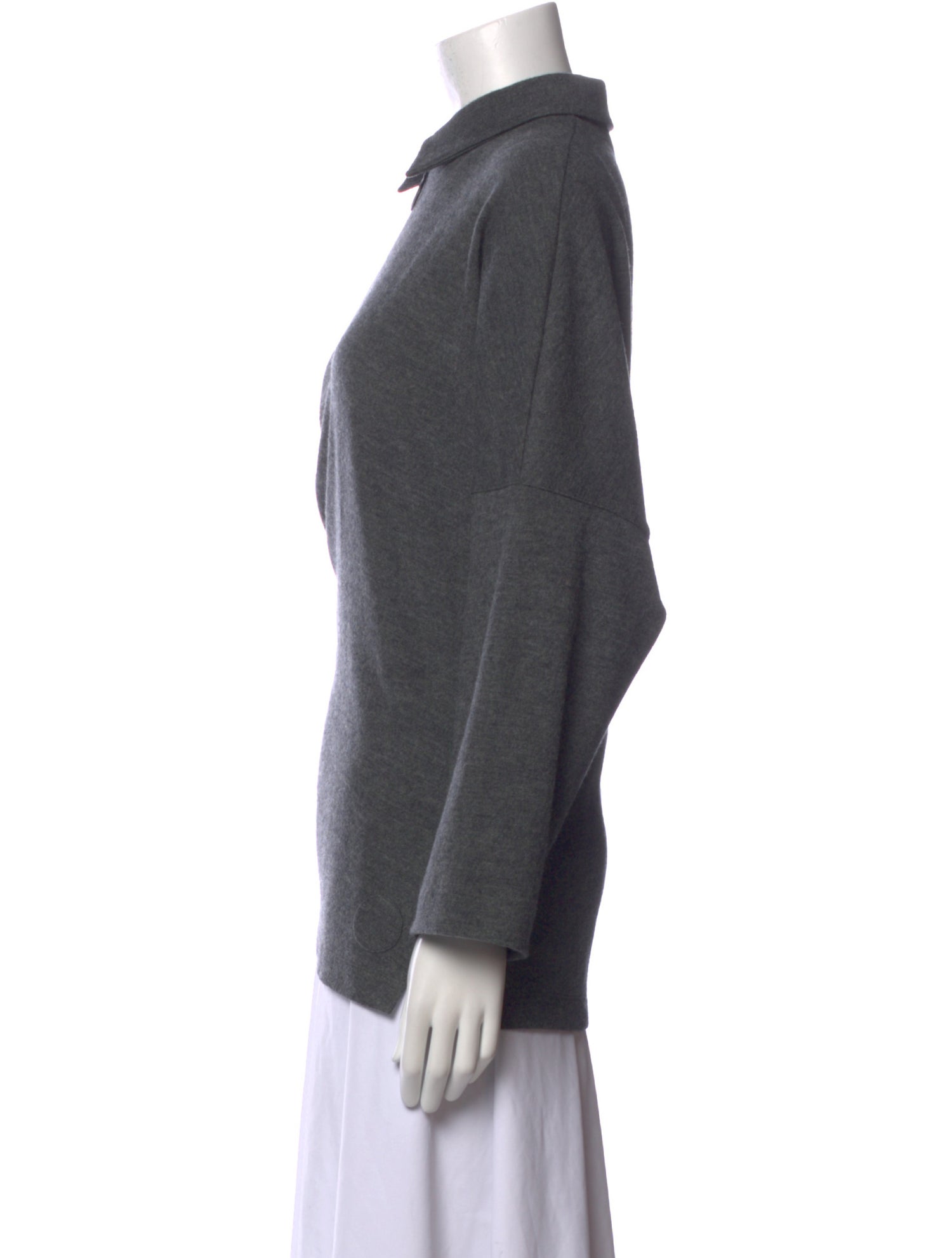 Akris Punto Wool Long Sleeve Sweatshirt