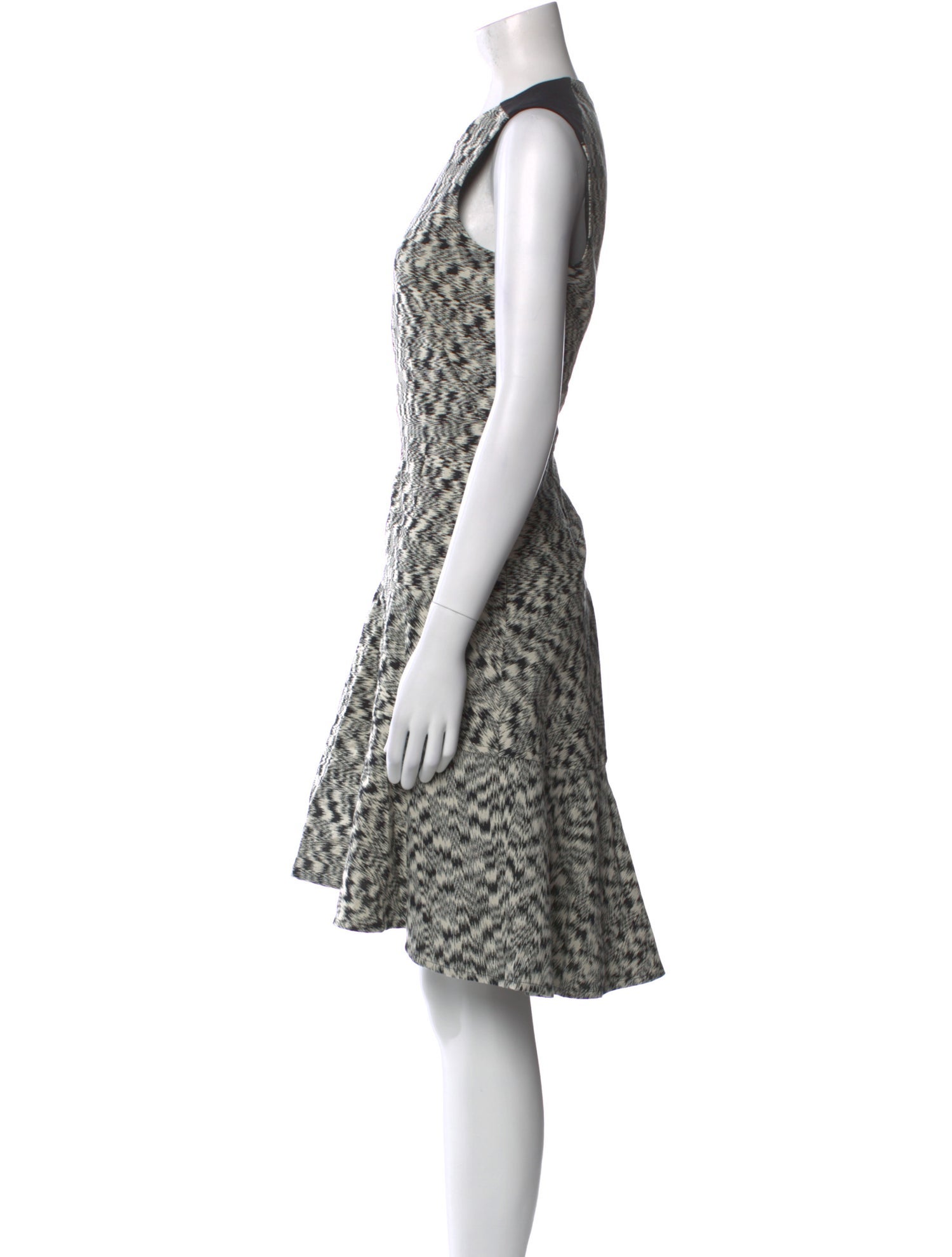 Akris Punto Printed Midi Length Dress