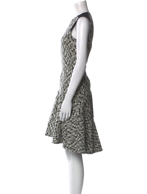 Akris Punto Printed Midi Length Dress