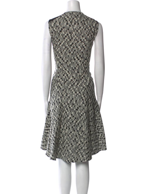 Akris Punto Printed Midi Length Dress