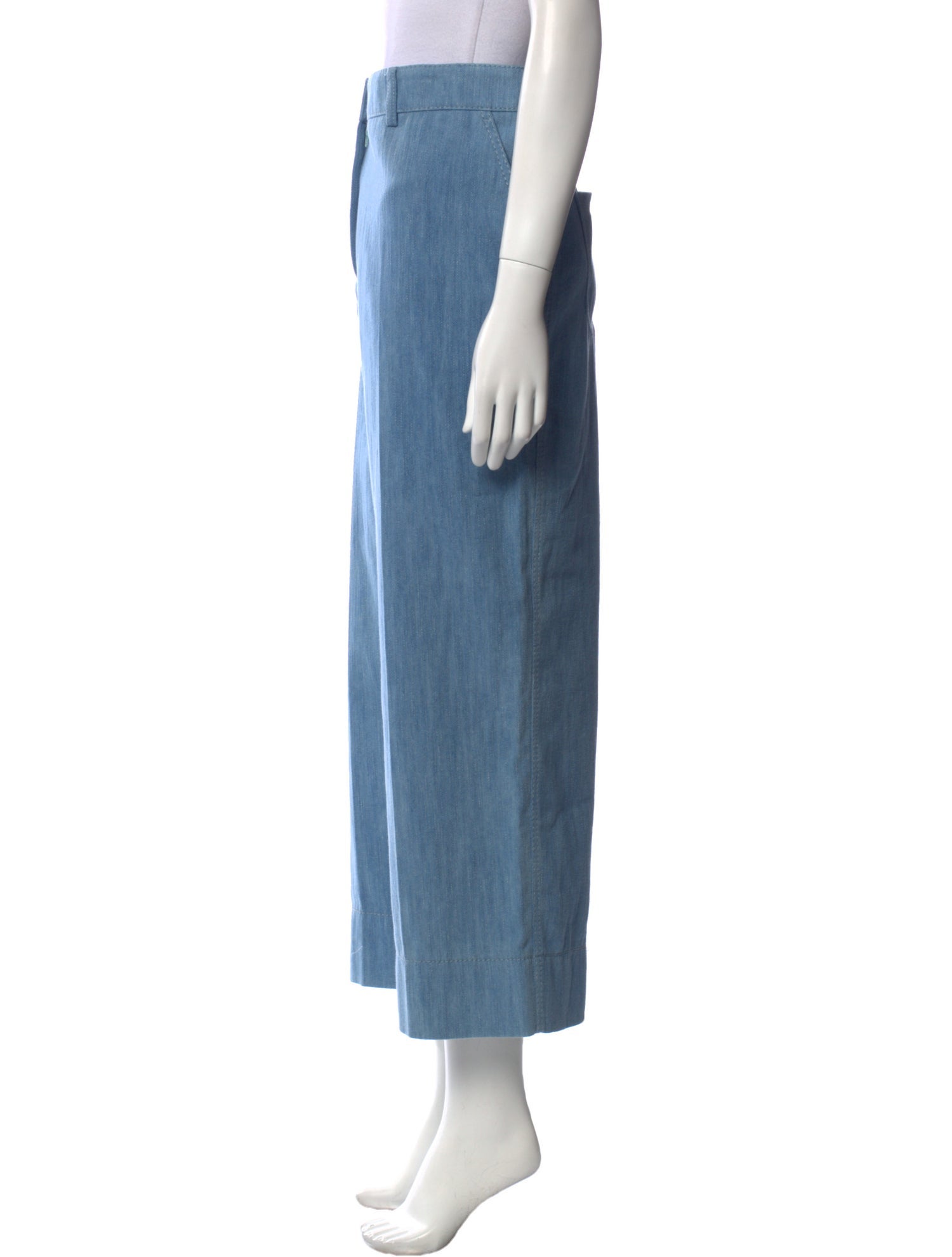 Akris Punto High-Rise Wide Leg Jeans w/ Tags