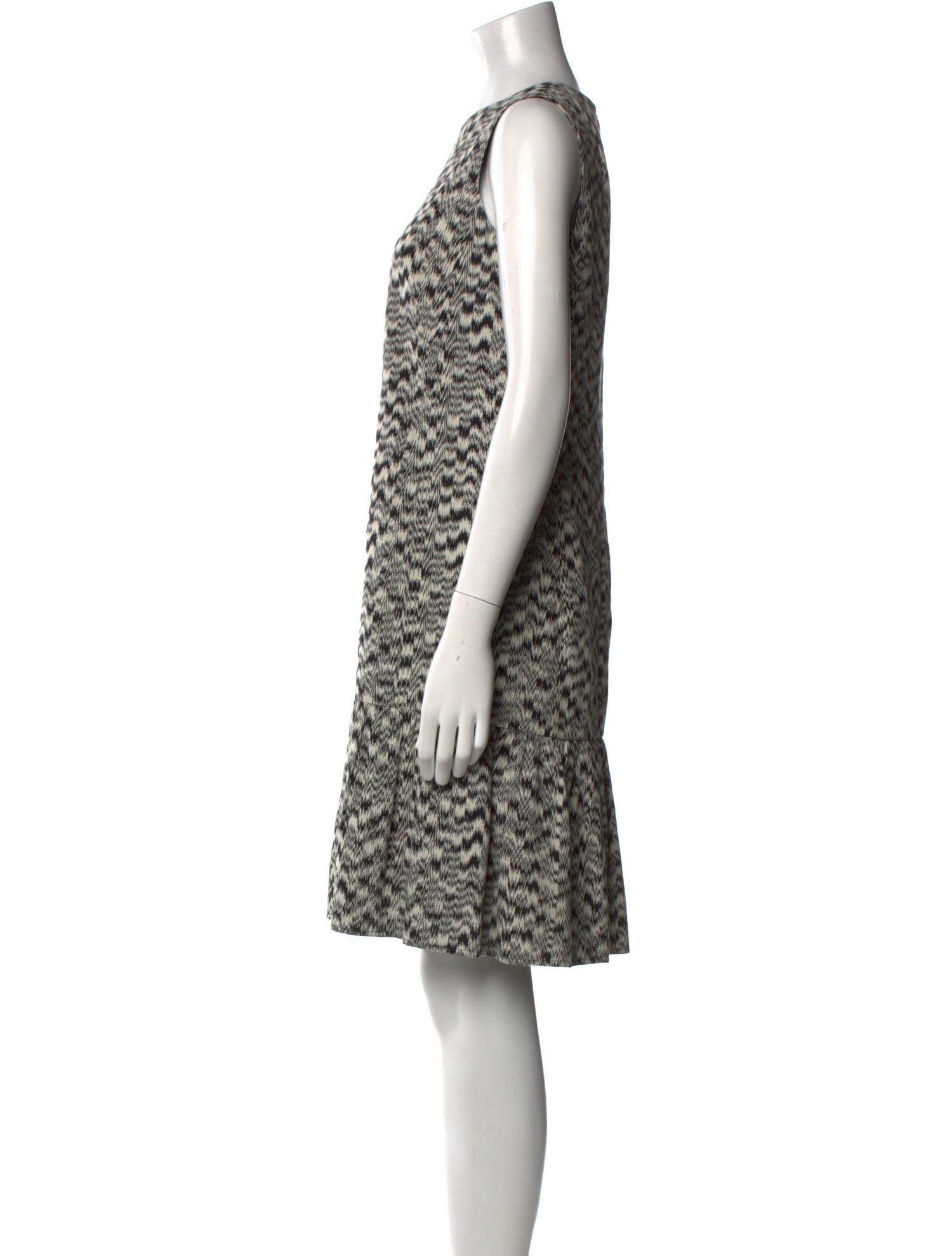 Akris Punto Printed Knee-Length Dress